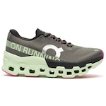 Tênis On Running Cloudmonster 2 - Feminino PRETO/VERDE CLA