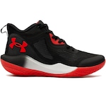 Tênis Under Armour Bankshot Masculino PRETO/VERMELHO