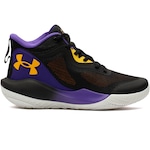 Tênis Under Armour Bankshot Masculino PRETO/ROXO