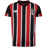 Camisa do São Paulo II 24 New Balance Juvenil Torcedor VERMELHO