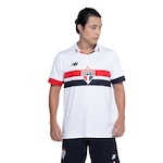 Camisa do São Paulo I 24 New Balance Masculina Jogador BRANCO