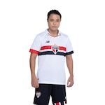 Camisa do São Paulo I 24 New Balance Masculina Torcedor BRANCO