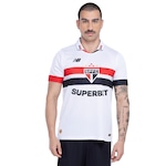 Camisa do São Paulo I 24 New Balance Masculina Torcedor BRANCO/VERMELHO