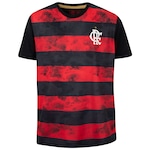 Camiseta do Flamengo Braziline Infantil Arbor PRETO