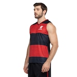 Camiseta Regata do Flamengo Braziline Masculina Essence PRETO/VERMELHO