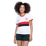 Camiseta do Flamengo Braziline Feminina Fern BRANCO