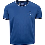 Camiseta do Cruzeiro Braziline Infantil Quality AZUL