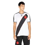 Camisa do Vasco da Gama II 24 Kappa Masculina Torcedor BRANCO/PRETO