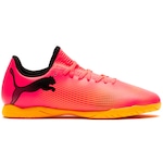 Chuteira Futsal Puma Future 7 Play It Júnior ROSA