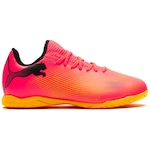 Chuteira Futsal Puma Future 7 Play PS Júnior ROSA