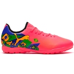 Chuteira Society Neymar Júnior Puma Future 7 Play Adulto ROSA