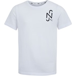 Camiseta Neymar JR Infantil Puma Manga Curta Regular Fit BRANCO