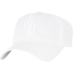 Boné do New York Yankees Aba Curva New Era MLB Strapback 920 ST Permanente Whi BRANCO