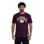 Camiseta do Los Angeles Lakers NBA Masculina City Name ROXO