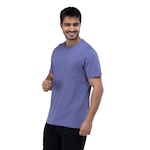 Camiseta Masculina Oxer Manga Curta Detalhes Selados AZUL