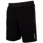 Bermuda Masculina Oxer Moletom Recorte PRETO