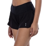 Short Feminino Oxer Duplo Selado II Bolso Seguro PRETO