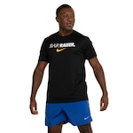 Camiseta Masculina Nike Manga Curta Dri-Fit Rlgd Motivate PRETO