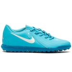 Chuteira Society Nike Phantom GX II Club Adulto AZUL CLA/BRANCO