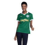 Camisa do Palmeiras I 24 Puma Feminina Torcedora VERDE