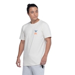 Camiseta Masculina Hang Loose Manga Curta Silk MC Elements Off White