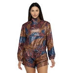 Blusão Feminino Lauf Paisley BRONZE