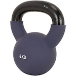 Kettlebell Oxer Neoprene 6Kg PRETO/ROXO