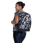 Mochila Nike Brasilia All Over Print SP 24 Litros CINZA CLA/PRETO