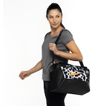 Bolsa Nike Brasilia XS Duff95 All Over Print SP24 25 Litros CINZA CLA/PRETO