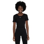 Camiseta Feminina Nike Manga Curta Chill Knit PRETO