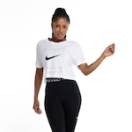 Camiseta Feminina Nike Manga Curta Dri-Fit Heritage SS BRANCO