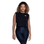 Blusa Cropped Feminina Nike Club SL Tee PRETO