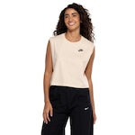 Blusa Cropped Feminina Nike Club SL Tee BEGE