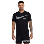 Camiseta Masculina Nike Manga Curta Dri-Fit Tee Flash PRETO