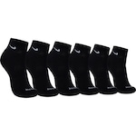 Kit de Meia Nike Cano Médio Everyday Plus Cush Ankle Adulto 3 pares PRETO