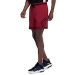 Bermuda Jordan Nike Masculina Dri-Fit Sport Woven Diamond Vermelho/Preto