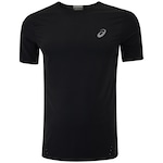 Camiseta Masculina ASICS Manga Curta Selada Respirável PRETO