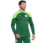 Jaqueta do Palmeiras 24 Puma Masculina Treino VERDE ESC/VERDE CLA