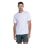 Camiseta Masculina Oxer Manga Curta Recorte nas Costas BRANCO