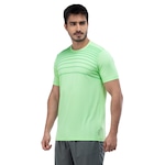 Camiseta Masculina Oxer Manga Curta Crepe Estampada VERDE CLARO