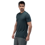 Camiseta Masculina Oxer Manga Curta Crepe Estampada VERDE ESCURO