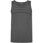 Camiseta Regata Masculina Oxer Crepe Estampada CINZA/PRETO