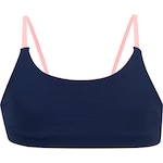 Top Infantil Oxer Reversível Bicolor AZUL ESC/ROSA CLA