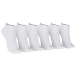 Kit de Meia Oxer Cano Invisível Light com 3 pares Não Atoalhada Tamanho 39-44 Adulto BRANCO