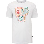 Camiseta Masculina Puma Manga Curta Graphics Year Of Sports BRANCO