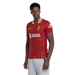 Camisa do Liverpool I 24/25 Nike Masculina Dri-Fit Jsy SS VERMELHO/BRANCO