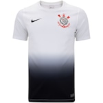 Camisa do Corinthians I 24 Nike Masculina Dri-Fit Suporter BRANCO/PRETO