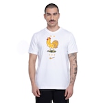 Camiseta da França Nike Masculina Crest BRANCO