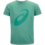 Camiseta Infantil ASICS Manga Curta Performance VERDE CLARO