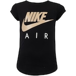 Camiseta Infantil Nike Manga Curta Futura Air SS PRETO